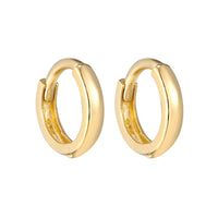 Gold Huggie Earrings - seol-gold