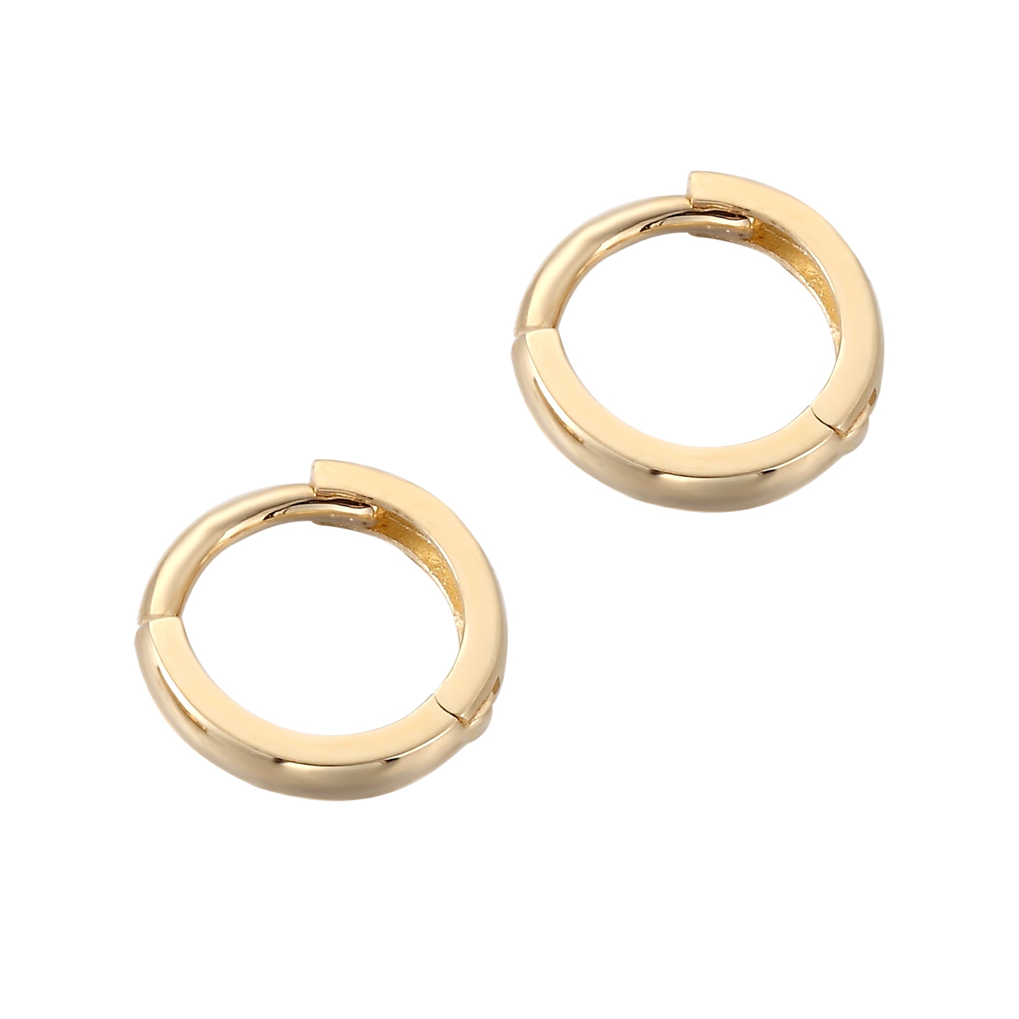 gold hoop Earrings - seol-gold