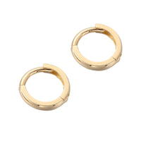 gold hoop Earrings - seol-gold