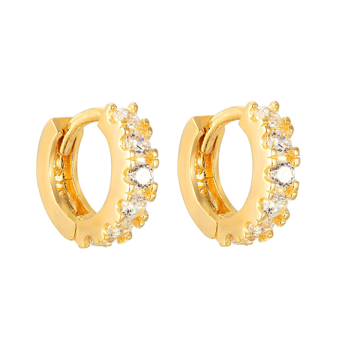 9ct huggie - seol gold