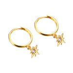 9ct star earring - seol gold
