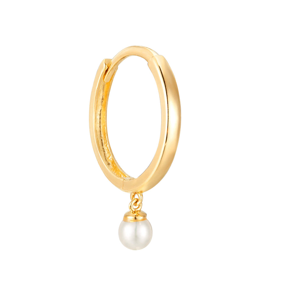pearl earring - seol gold