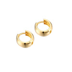 18ct Gold Vermeil Tiny Thick Huggie Earrings