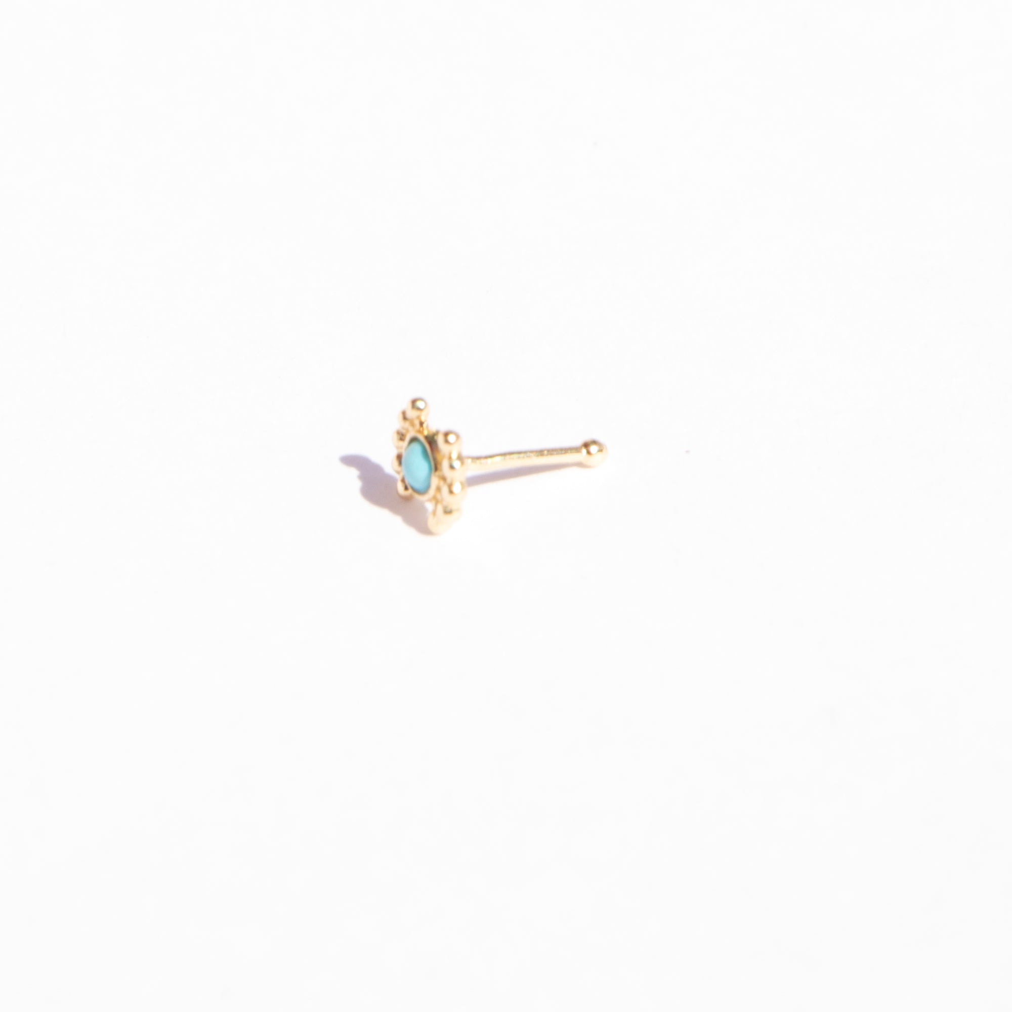 gold nose stud - seol-gold