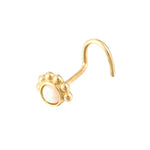 9ct Solid Gold Opal Nose Stud