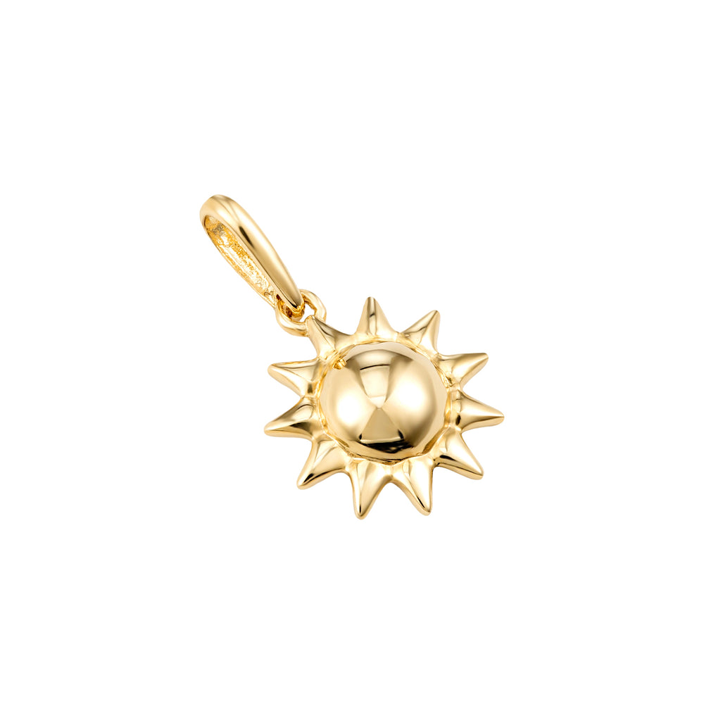 Seol Gold - 9ct Solid Gold Sun Pendant