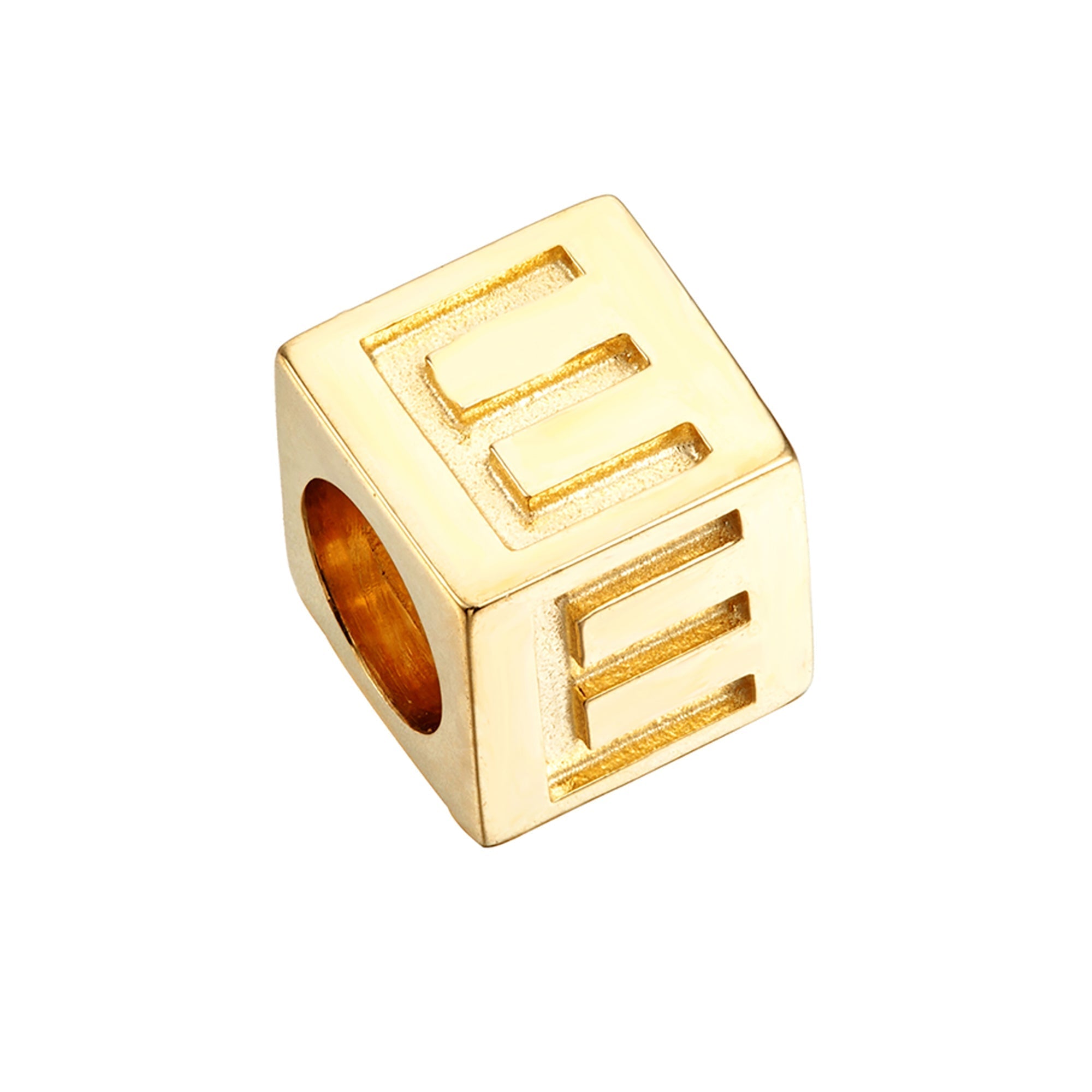 gold block letter - seol gold