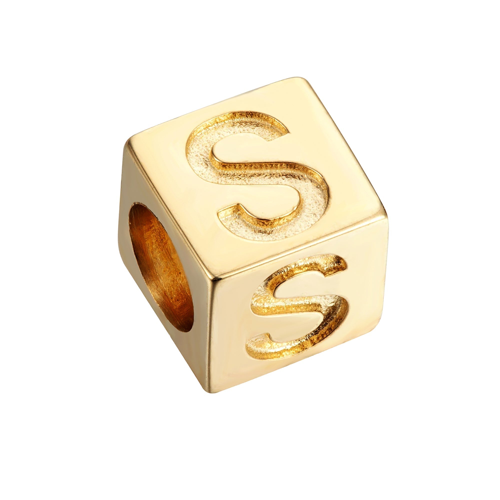 gold block letter - seol gold
