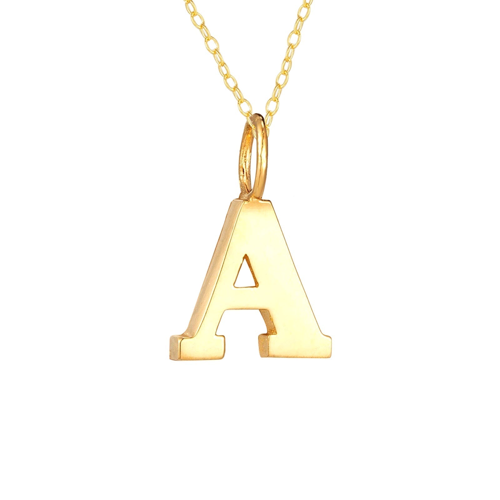Seol Gold - 9ct gold classic alphabet charm
