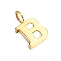 Seol Gold - 9ct gold classic alphabet charm