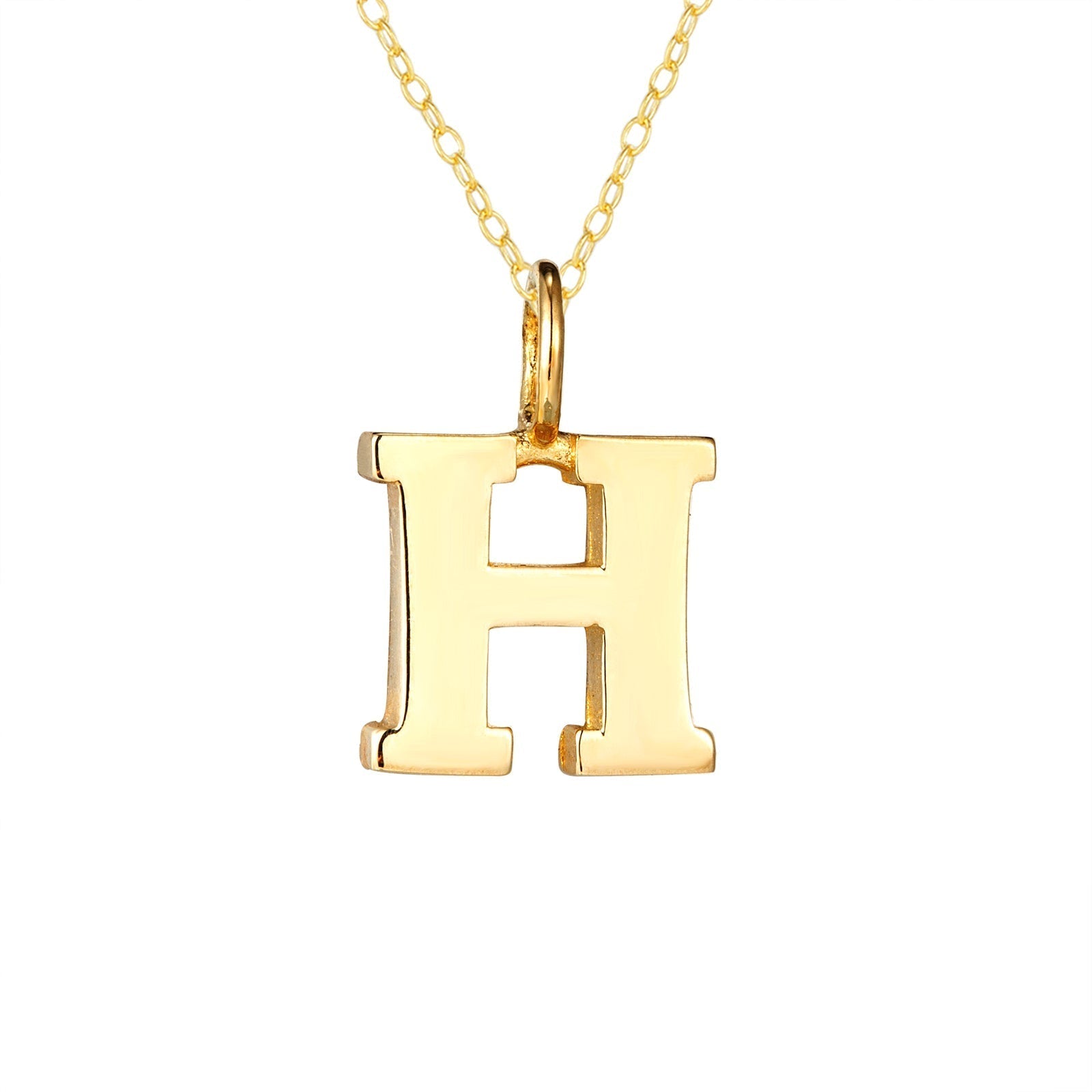 Seol Gold - 9ct gold classic alphabet charm