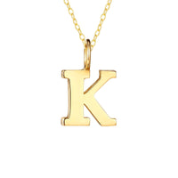 Seol Gold - 9ct gold classic alphabet charm