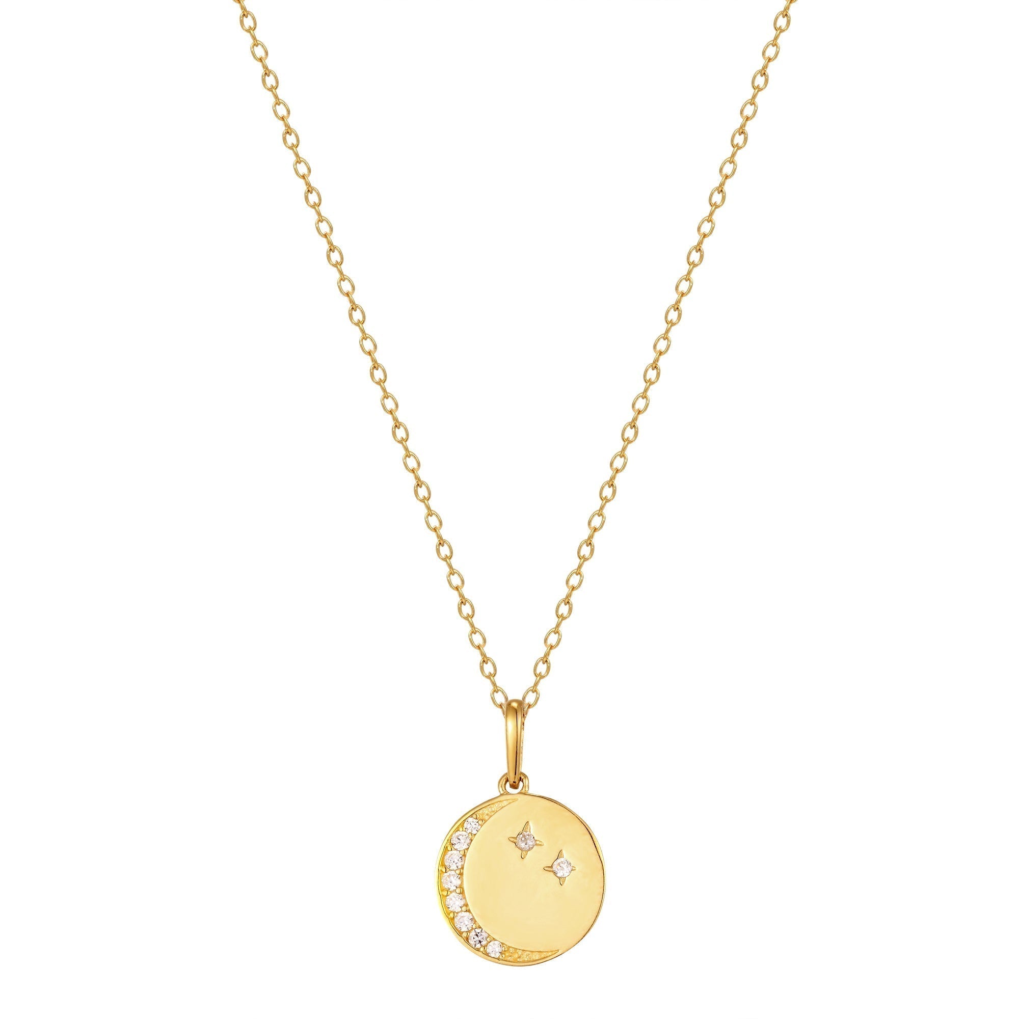 Moon Medallion - seol-gold