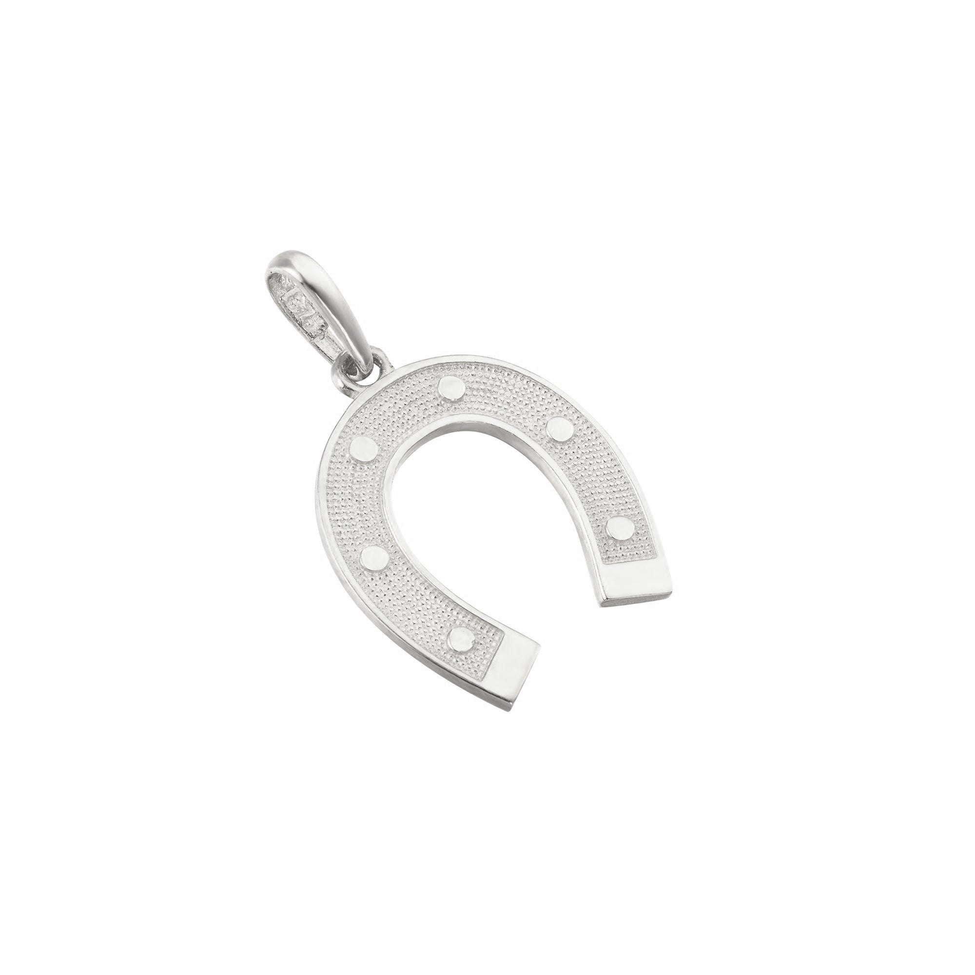 silver Horseshoe Pendant - seol-gold