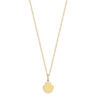 Gold Shell Necklace - seol-gold