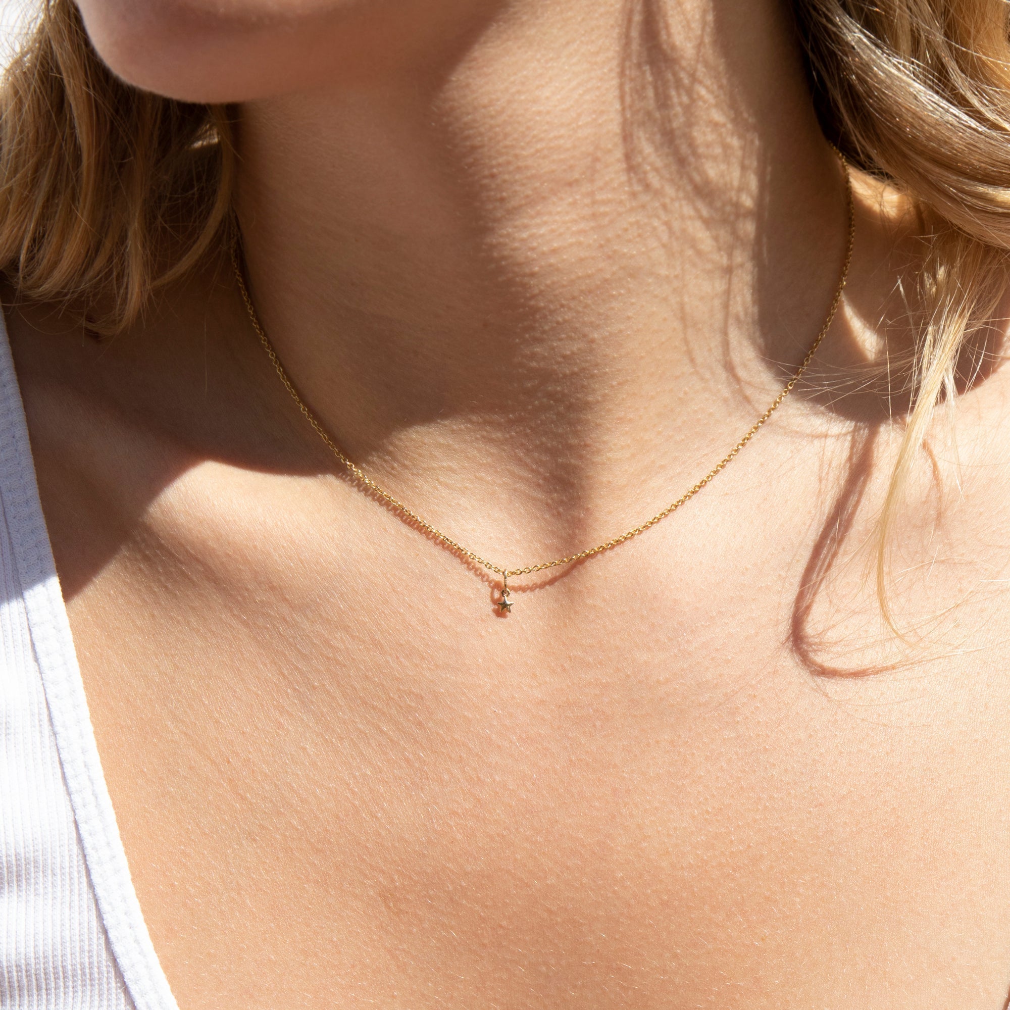 gold star pendant - seol-gold