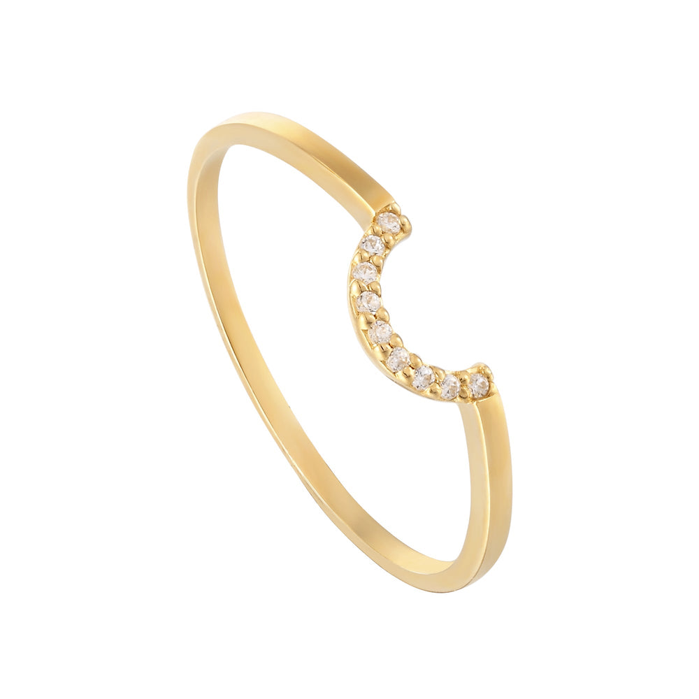 9ct gold halo ring - seol gold