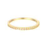 9ct Solid Gold CZ Eternity Band Ring