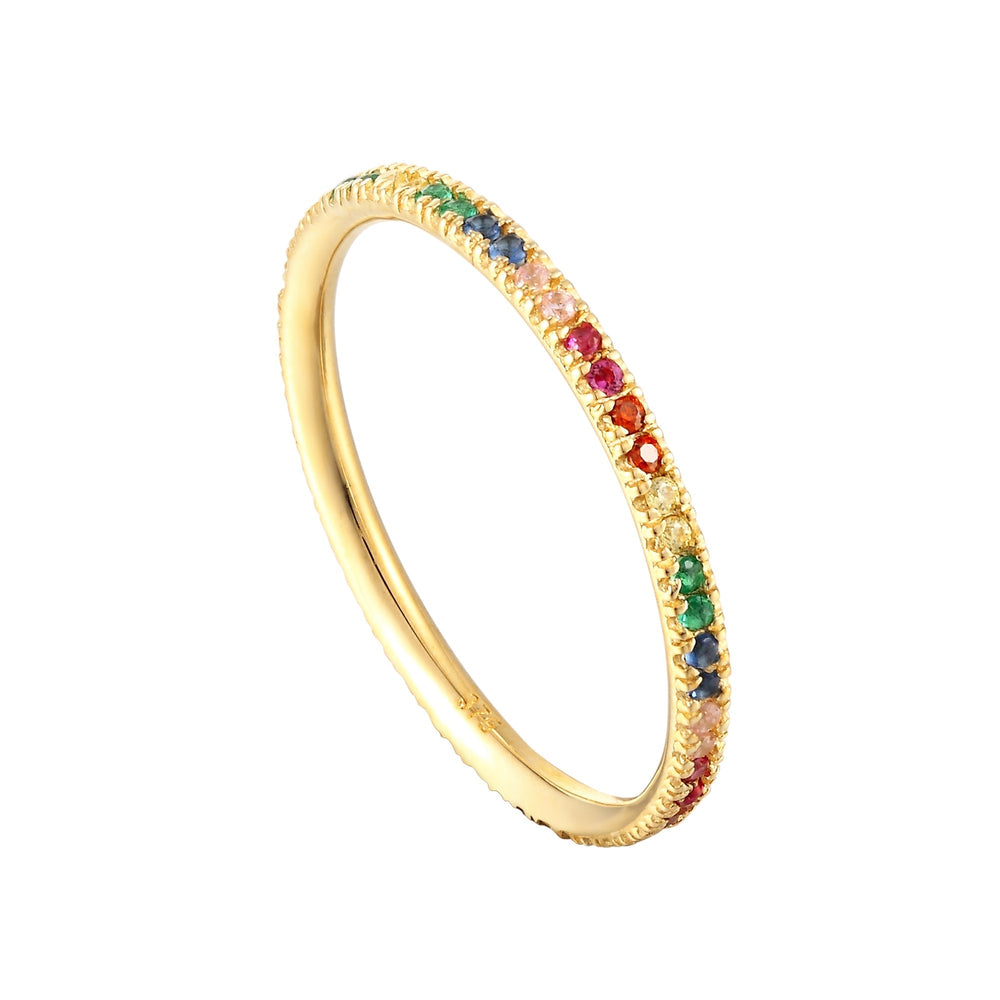 Eternity Rainbow Ring - seol-gold