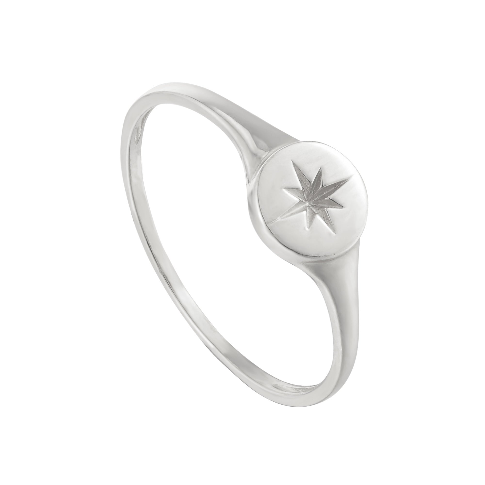 silver signet ring - seolgold