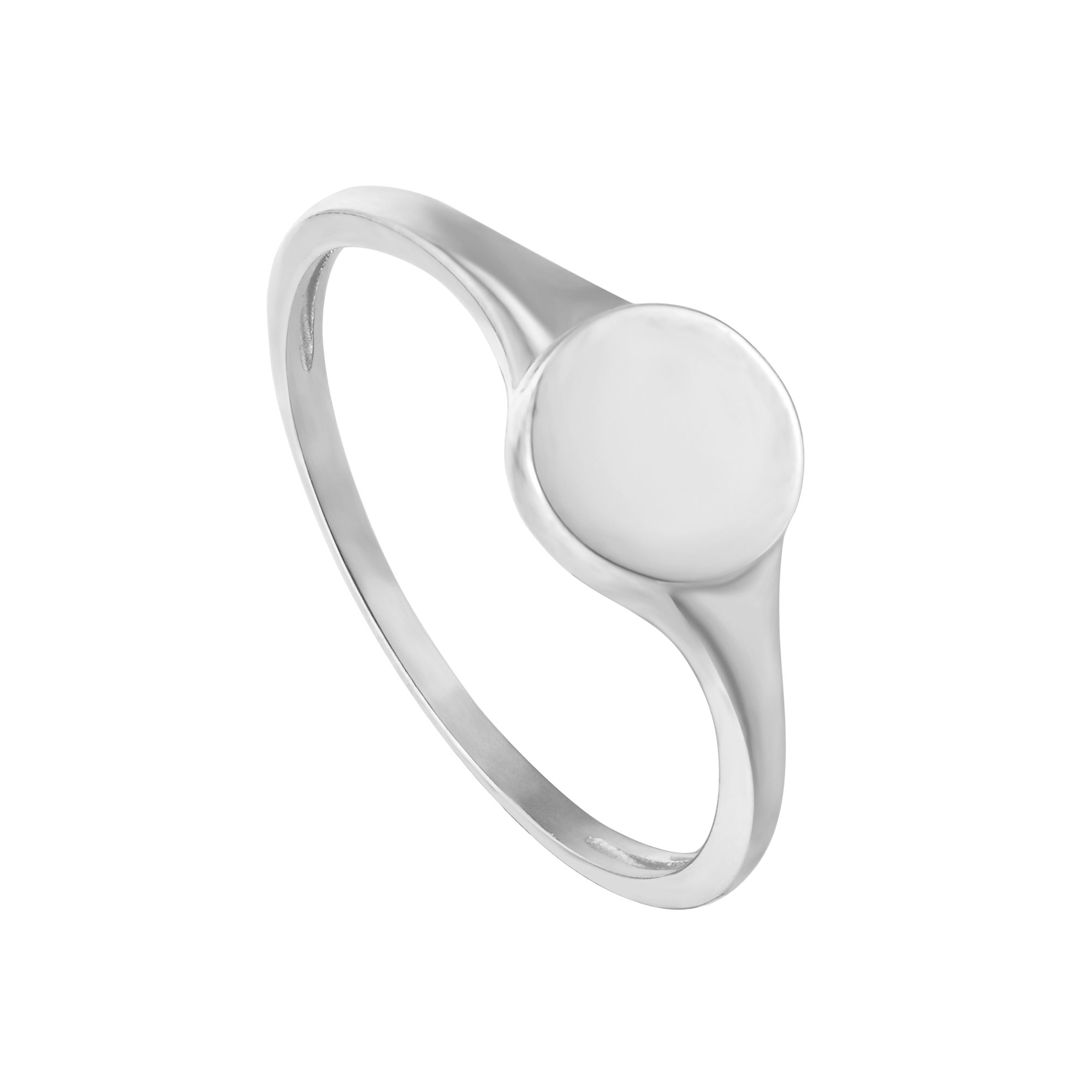 silver signet ring - seolgold