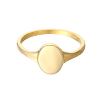9ct gold signet - seol gold