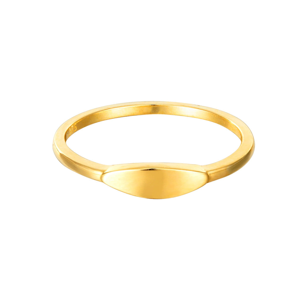 9ct Solid Gold Oval Ring