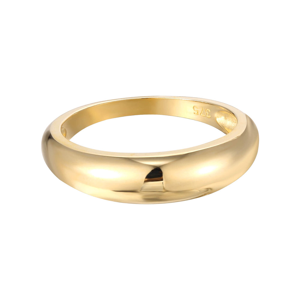 9ct Solid Gold Domed Ring