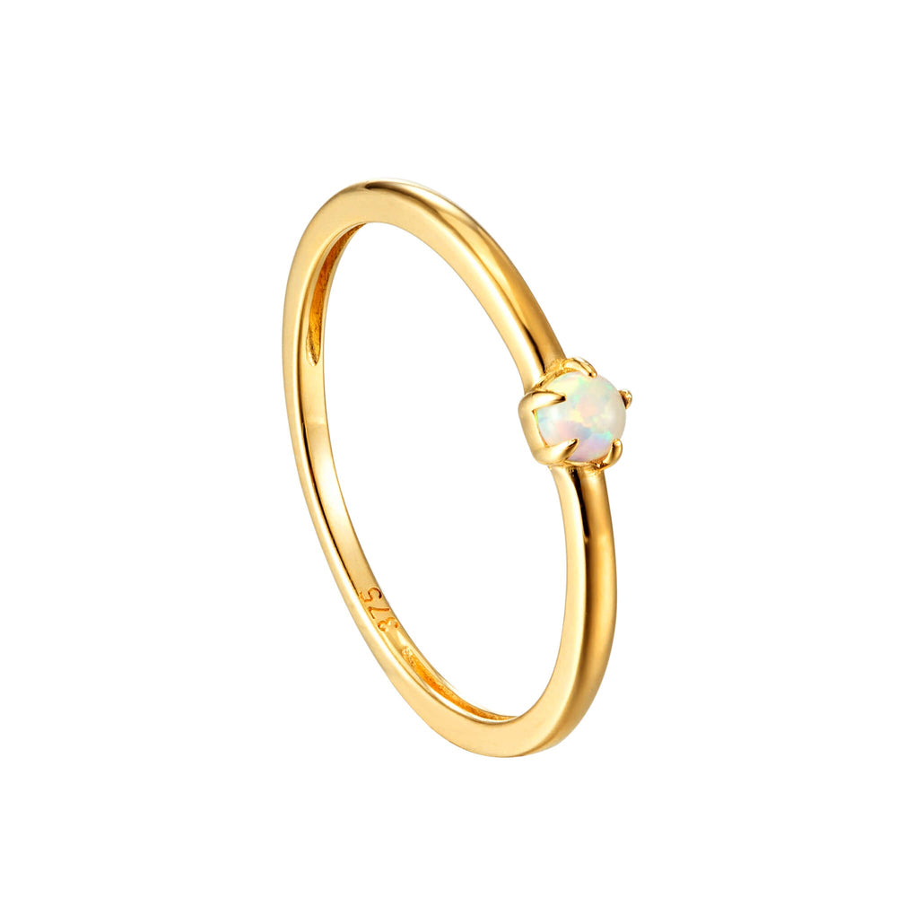 9ct opal ring - seol gold