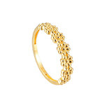 9ct flower ring - seol gold