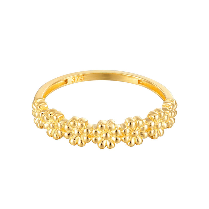 flower ring - seol gold