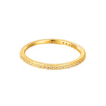 9ct Solid Gold CZ Eternity Ring