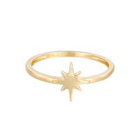 Seol Gold -  9ct Gold North Star Ring