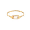 Seol Gold - 9ct Gold Baguette Ring