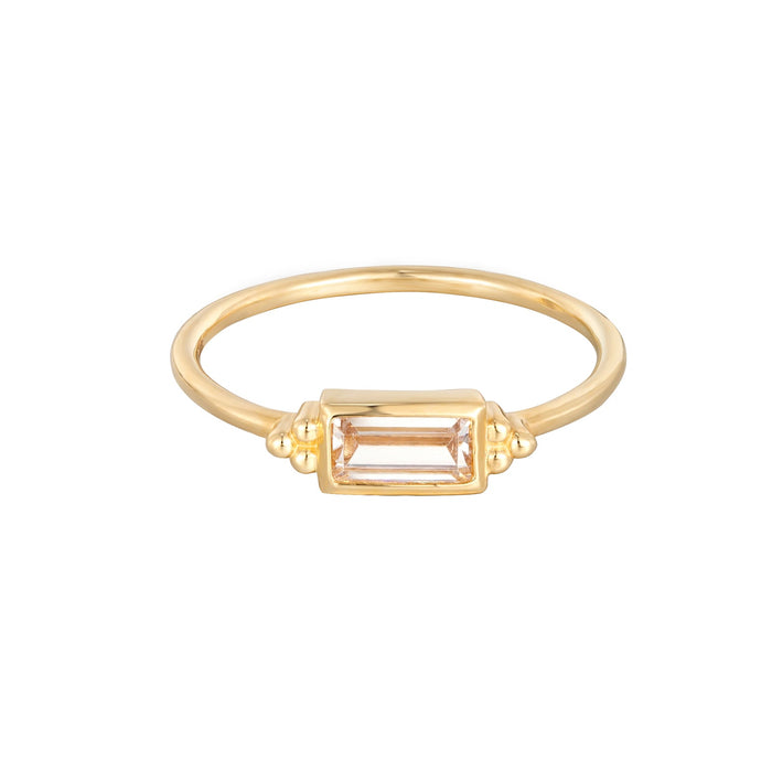 Seol Gold - 9ct Gold Baguette Ring