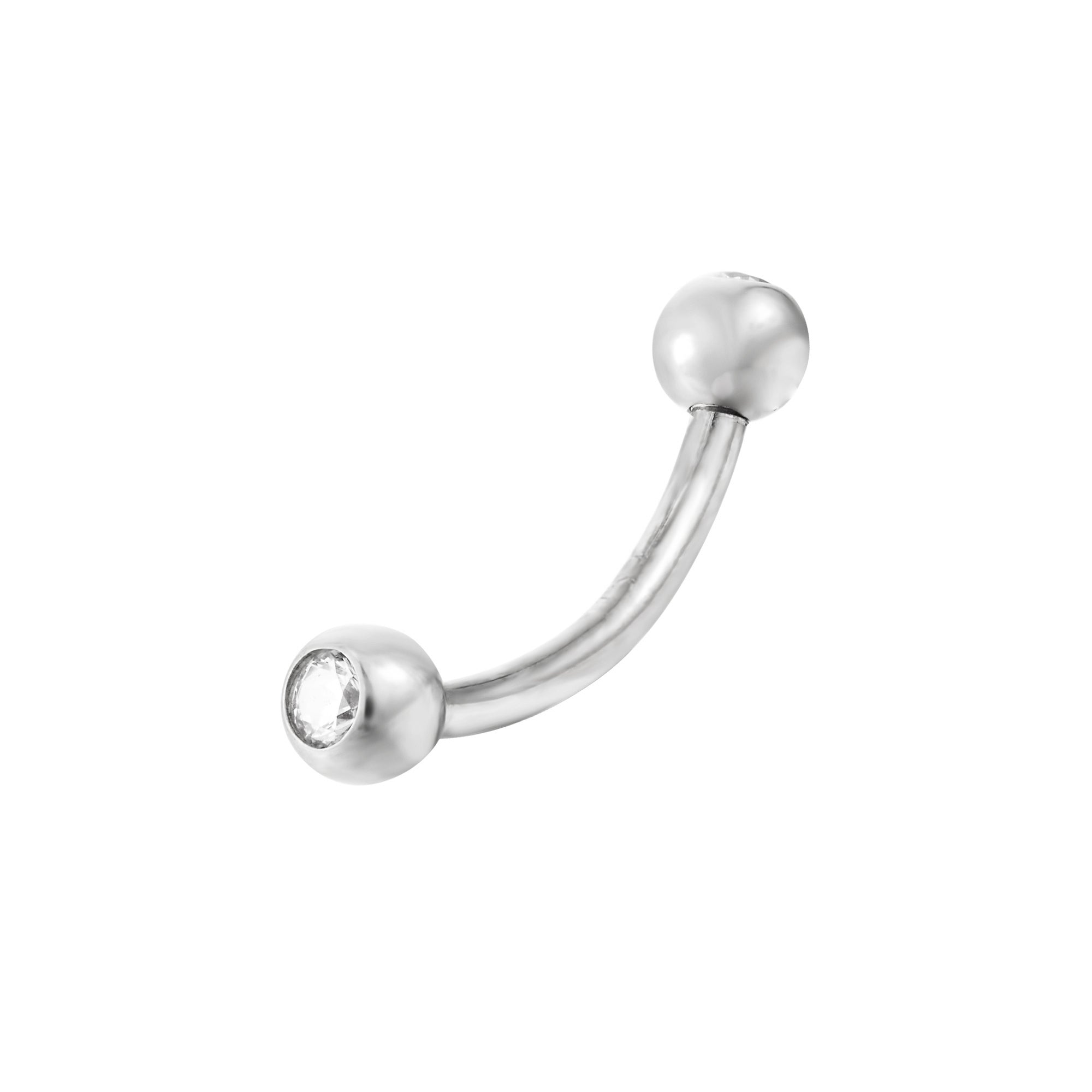 silver cartilage stud - seol-gold