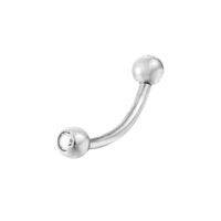 silver cartilage stud - seol-gold