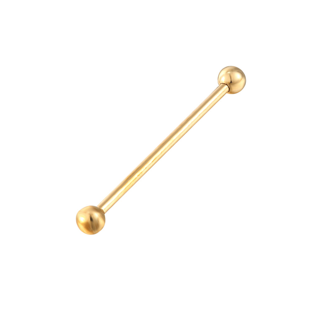 9k gold scaffold earring- seol-gold