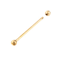 9k gold scaffold earring- seol-gold