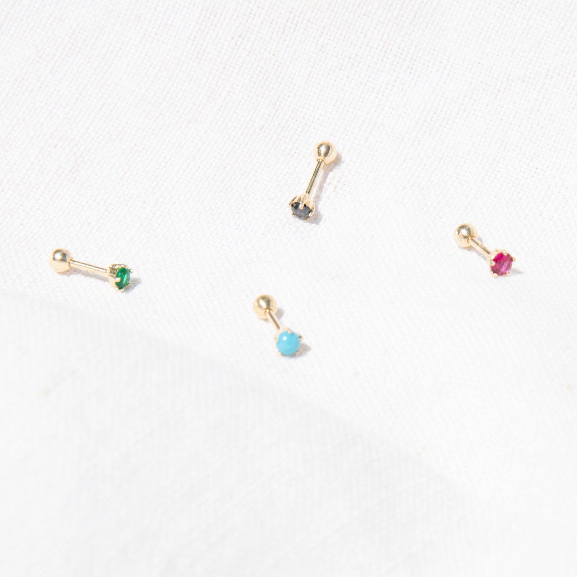 9k barbell studs - seolgold