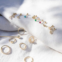 9ct gold cartilage piercing - seolgold