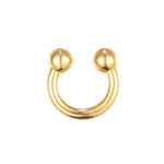 18ct Gold Vermeil Tiny Horseshoe Earring