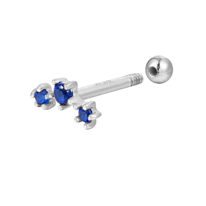 Sapphire Constellation CZ Stud - SEOLGOLD