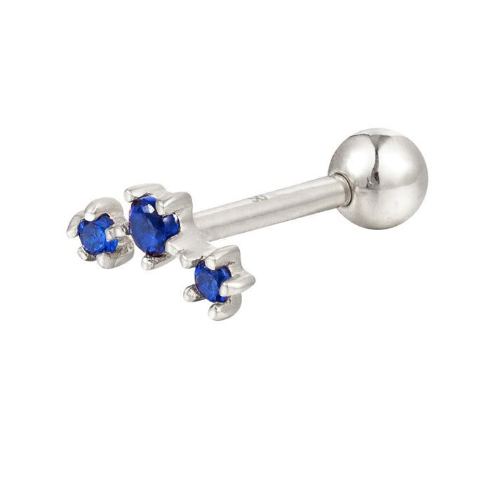 Sapphire Constellation CZ Stud - Seol Gold