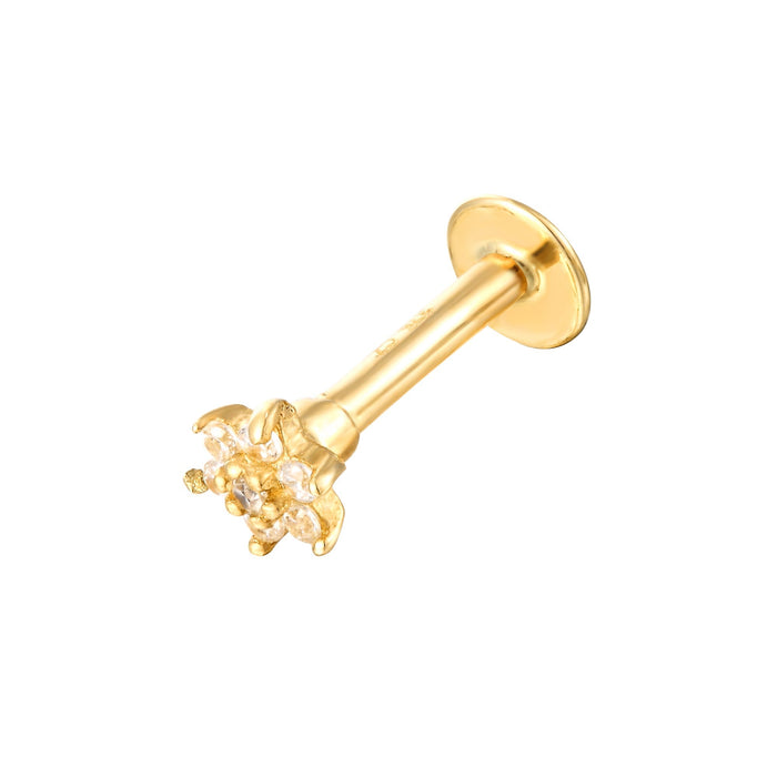 9ct Solid Gold cartilage stud - seol-gold