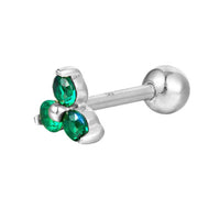 emerald stud - seolgold