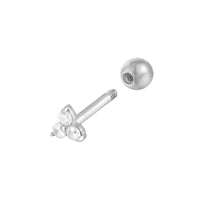 9ct Solid White Gold stud - seolgold