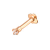 9ct Solid Rose Gold Stud - seolgold