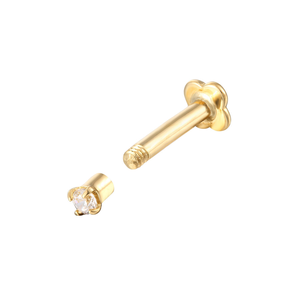  9ct Solid Gold cartilage studs - seol-gold
