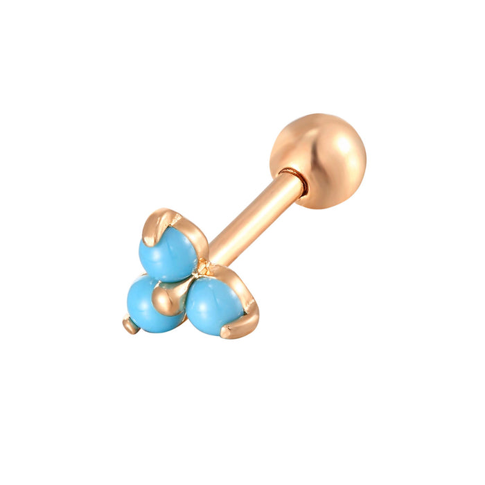 rose gold cartilage earring - seol-gold